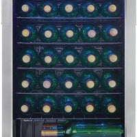 Danby - 36 Bottle Free-Standing Wine Cooler In Stainless Steel - DWC036A1BSSDB-6