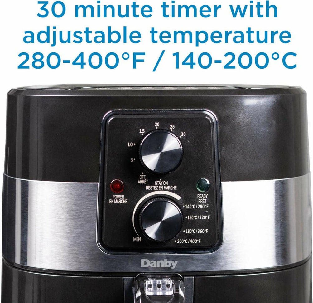 Danby - 3.2 QT Black Air Fryer - DBAF03224BD11