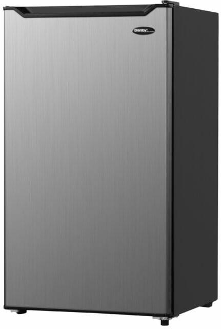 Danby - 3.2 cu. ft Stainless Steel Compact Fridge - DAR032B2SLM
