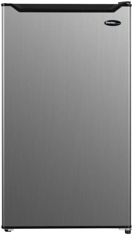 Danby - 3.2 cu. ft Stainless Steel Compact Fridge - DAR032B2SLM