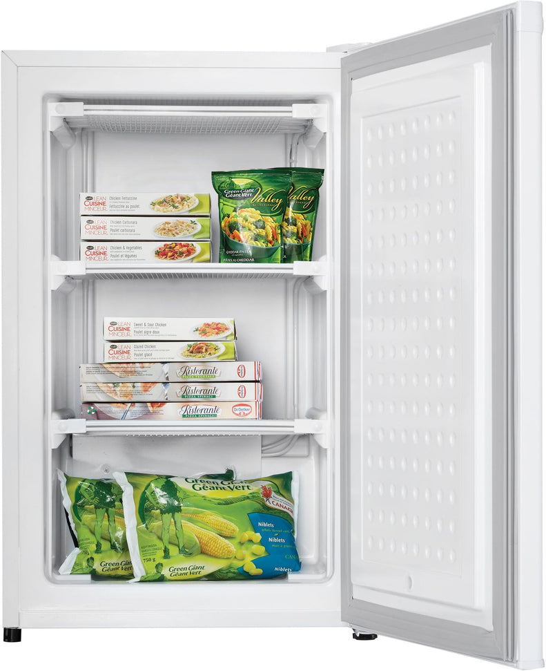 Danby - 3.2 cu. ft. Upright Freezer In White - DUFM032A3WDB