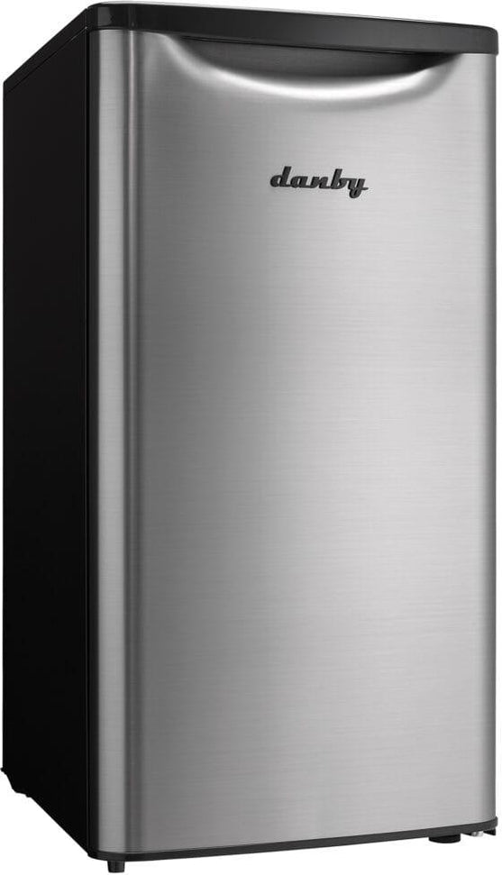 Danby - 3.3 cu.ft. Stainless Steel Compact Fridge - DAR033A6BSLDB