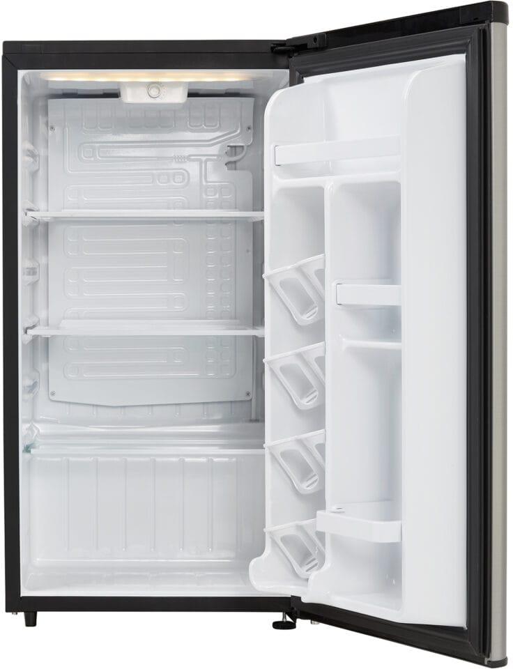 Danby - 3.3 cu.ft. Stainless Steel Compact Fridge - DAR033A6BSLDB