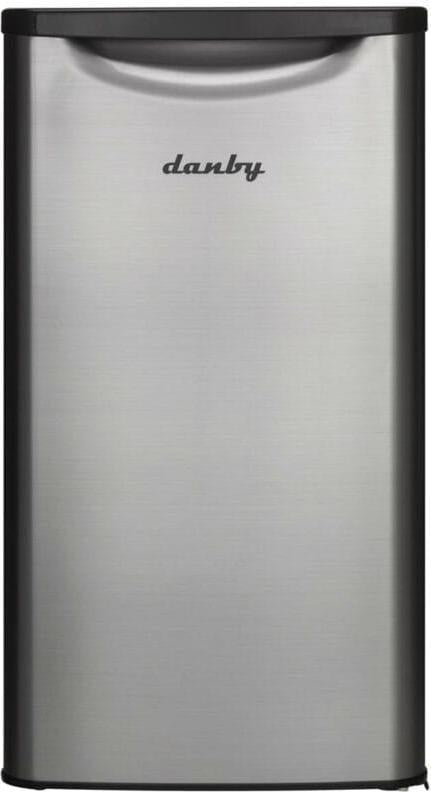 Danby - 3.3 cu.ft. Stainless Steel Compact Fridge - DAR033A6BSLDB