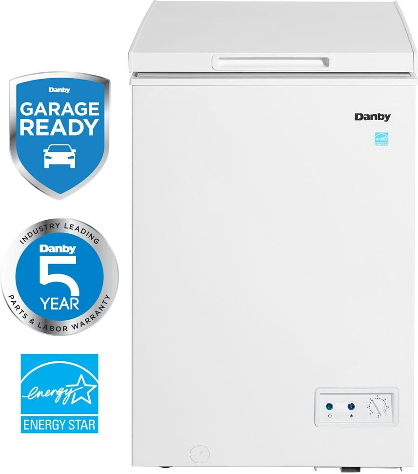 Danby - 3.5 cu. ft. Chest Freezer In White - DCF035A5WDB