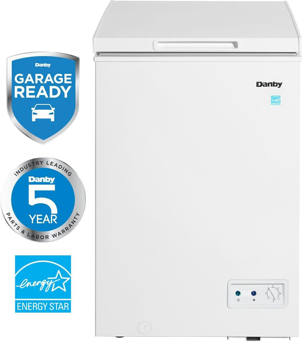 Danby - 3.5 cu. ft. Chest Freezer In White - DCF035A5WDB