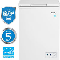 Danby - 3.5 cu. ft. Chest Freezer In White - DCF035A5WDB