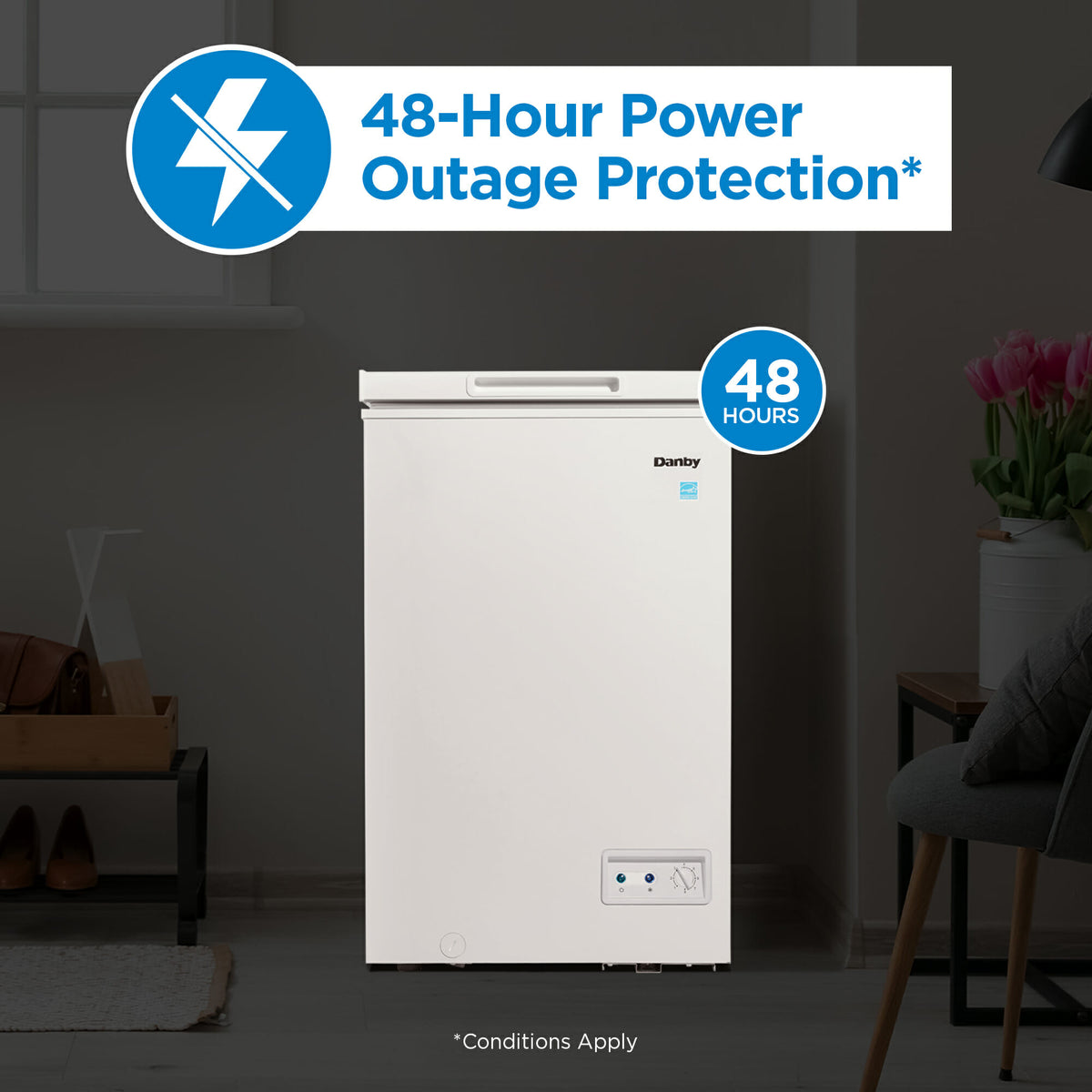 Danby - 3.5 cu. ft. Chest Freezer In White - DCF035A5WDB