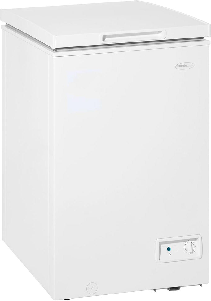 Danby - 3.5 cu. ft. Square Model Chest Freezer In White - DCF035A6WM