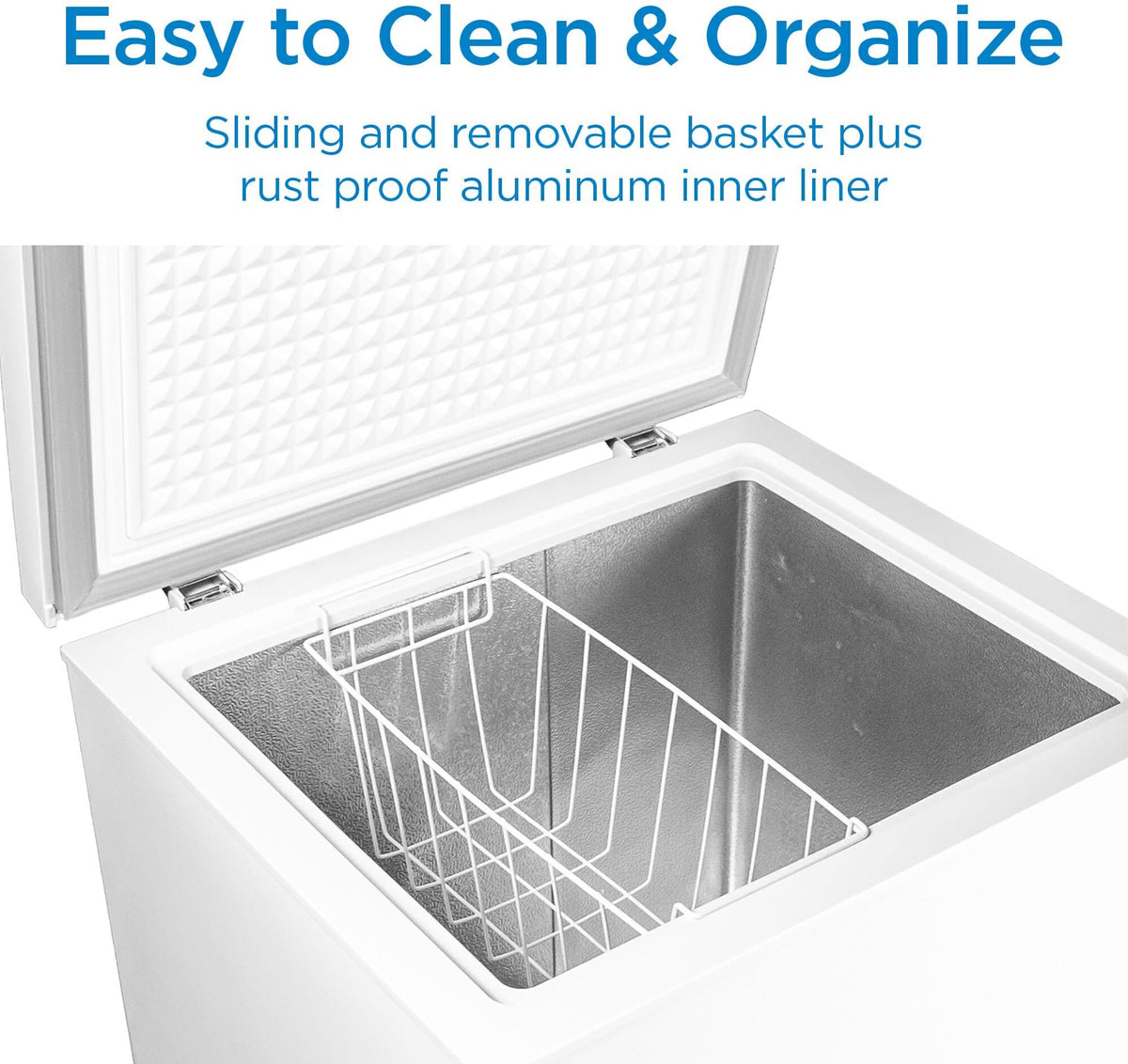 Danby - 3.5 cu. ft. Square Model Chest Freezer In White - DCF035A6WM