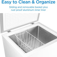 Danby - 3.5 cu. ft. Square Model Chest Freezer In White - DCF035A6WM