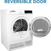 Danby - 4 cu. ft. Stackable Front Load White Laundry Dryer - DDY040D3WDB