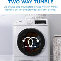 Danby - 4 cu. ft. Stackable Front Load White Laundry Dryer - DDY040D3WDB