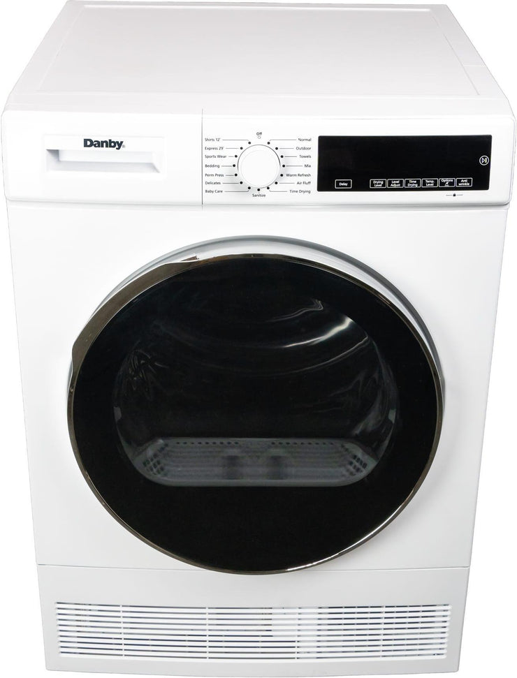 Danby - 4 cu. ft. Stackable Front Load White Laundry Dryer - DDY040D3WDB