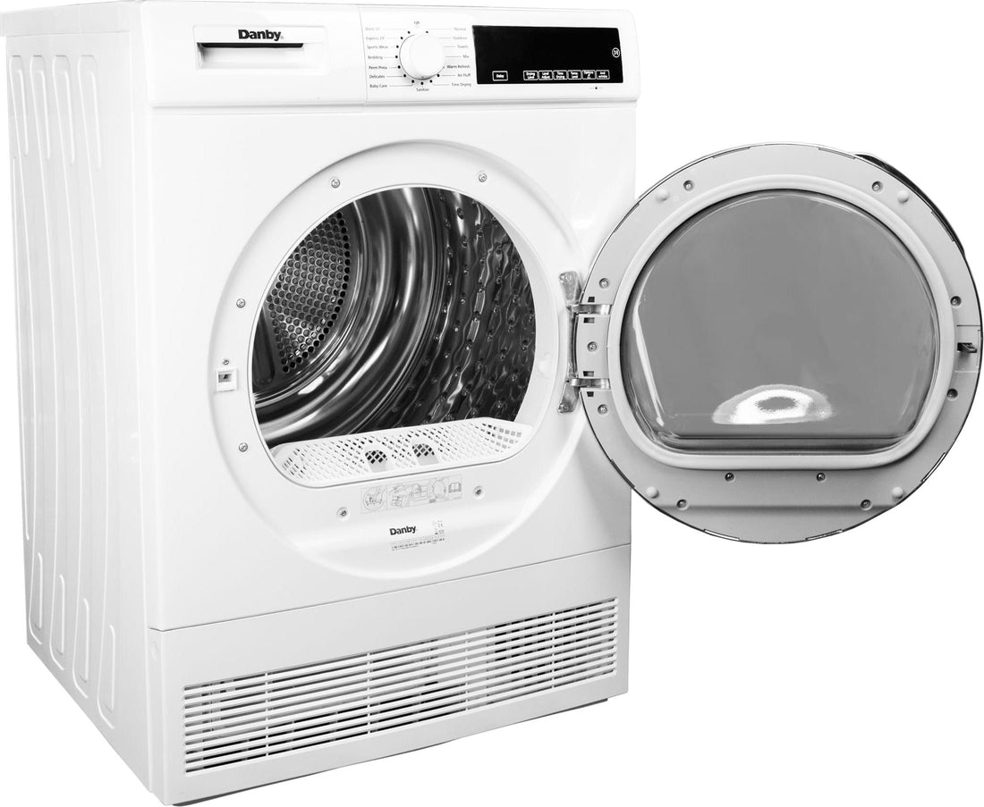 Danby - 4 cu. ft. Stackable Front Load White Laundry Dryer - DDY040D3WDB