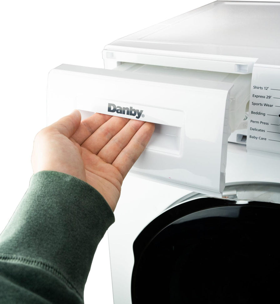 Danby - 4 cu. ft. Stackable Front Load White Laundry Dryer - DDY040D3WDB