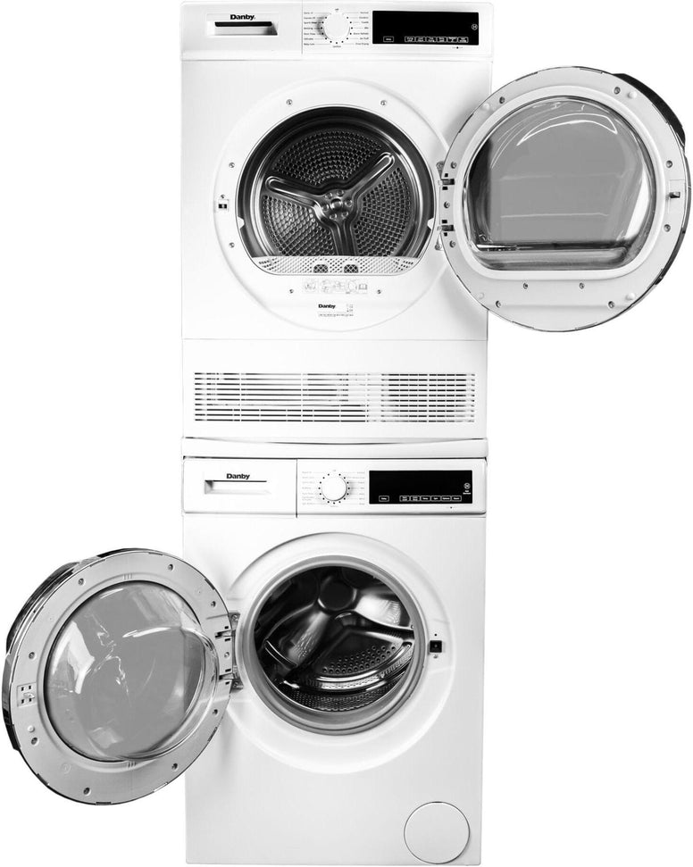 Danby - 4 cu. ft. Stackable Front Load White Laundry Dryer - DDY040D3WDB