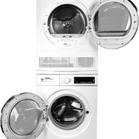 Danby - 4 cu. ft. Stackable Front Load White Laundry Dryer - DDY040D3WDB