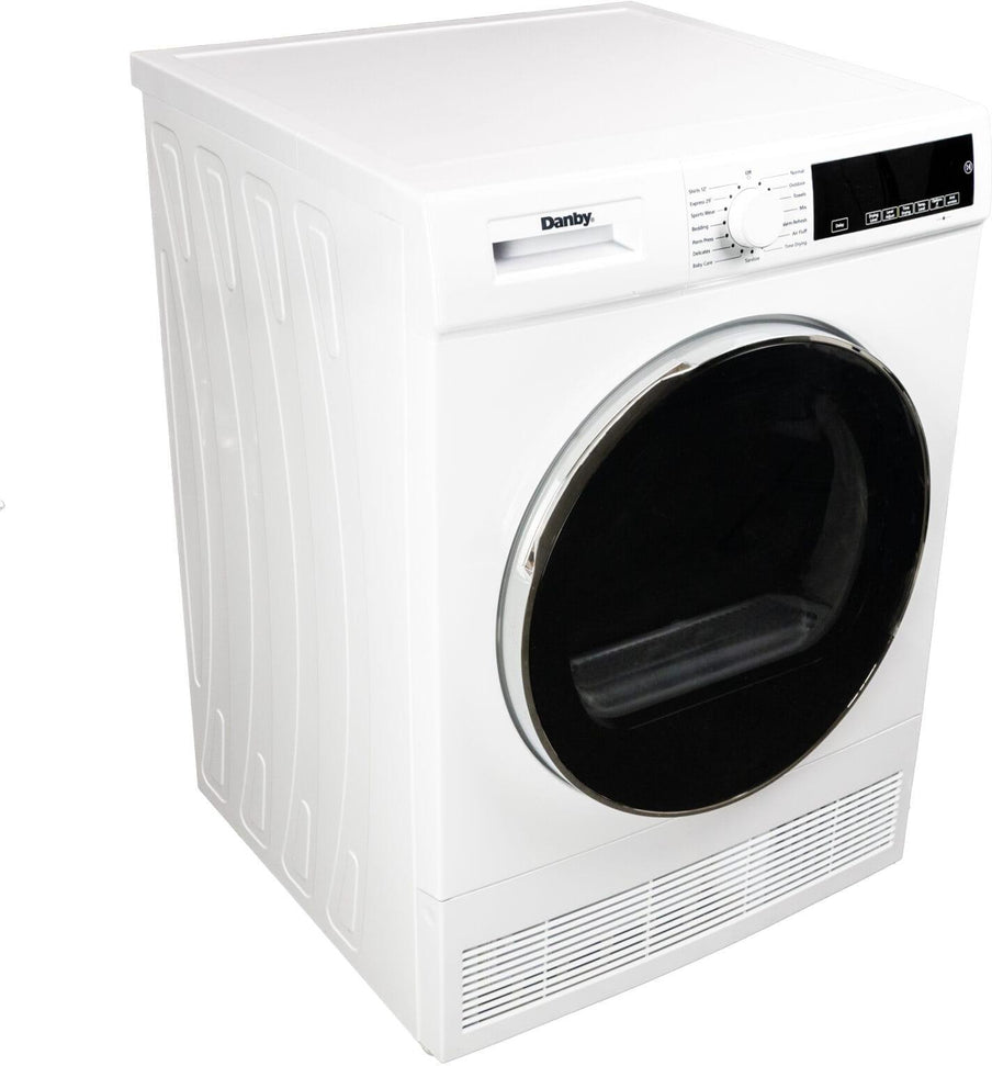 Danby - 4 cu. ft. Stackable Front Load White Laundry Dryer - DDY040D3WDB
