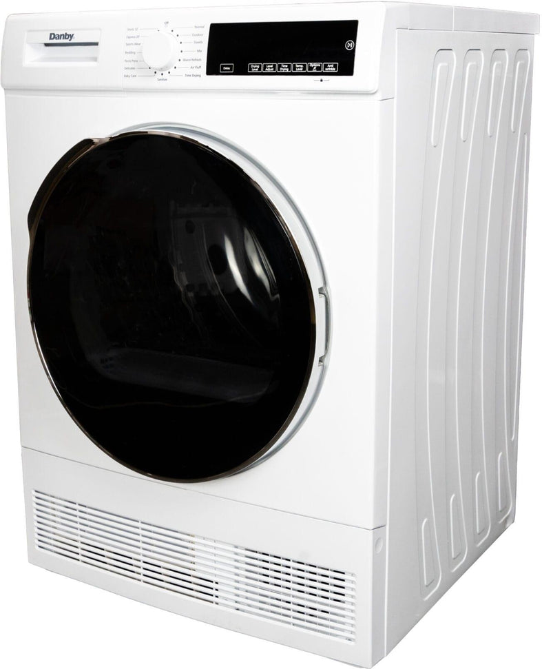 Danby - 4 cu. ft. Stackable Front Load White Laundry Dryer - DDY040D3WDB