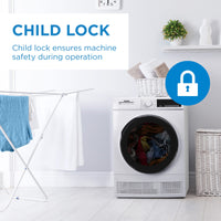 Danby - 4 cu. ft. Stackable Front Load White Laundry Dryer - DDY040D3WDB