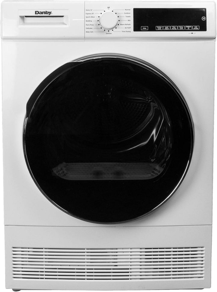 Danby - 4 cu. ft. Stackable Front Load White Laundry Dryer - DDY040D3WDB
