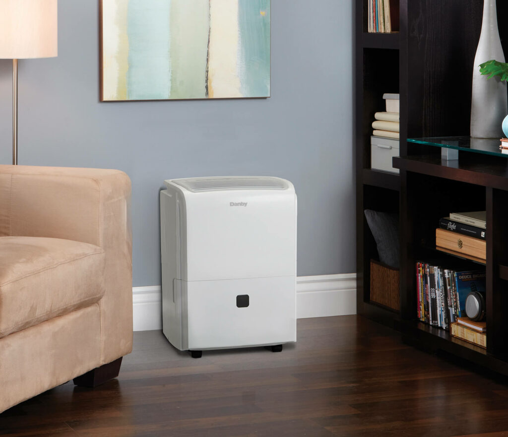 Danby - 40 Pint White Dehumidifier - DDR040EB2WDB