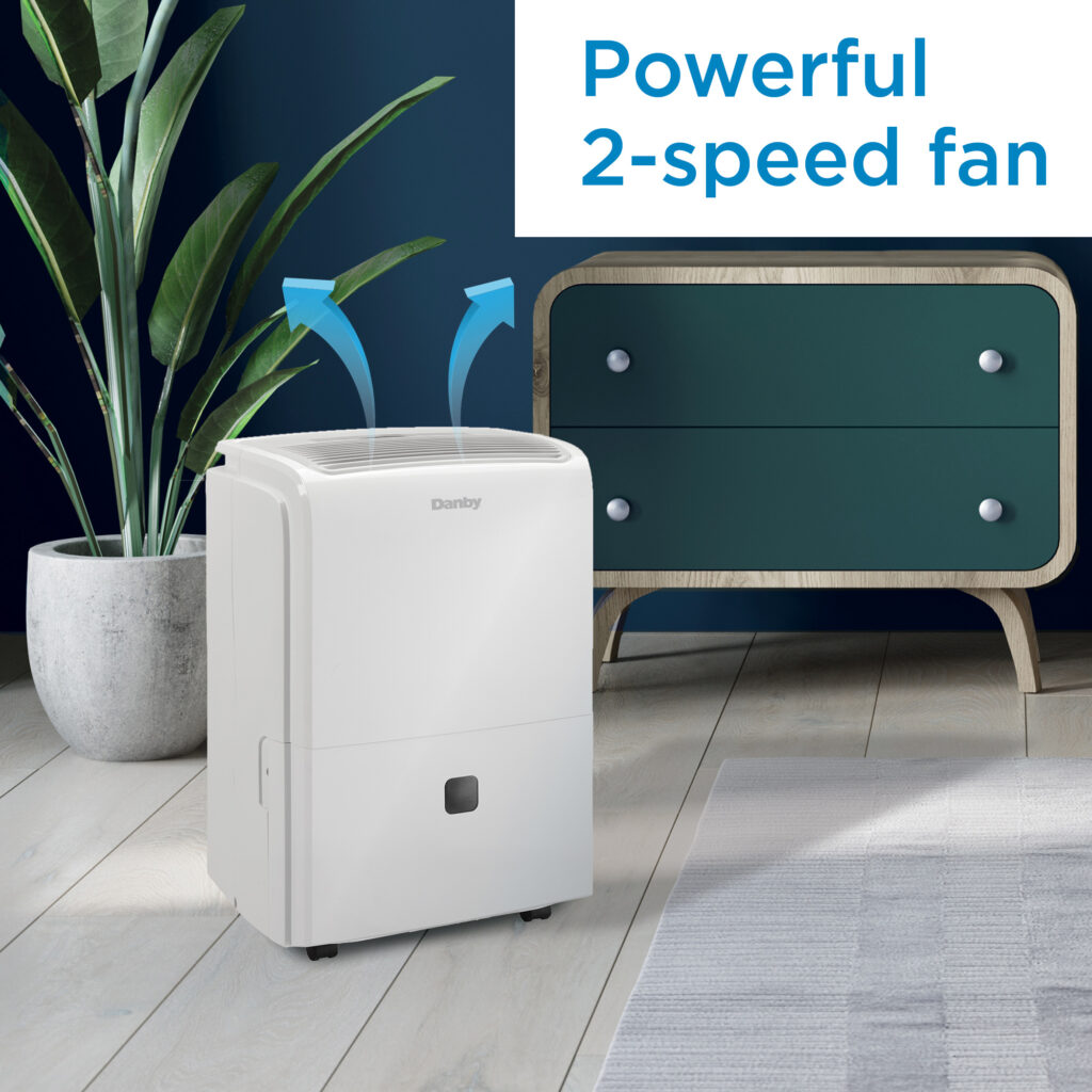 Danby - 40 Pint White Dehumidifier - DDR040EB2WDB