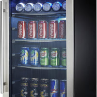 Danby - 4.3 cu.ft. Free-Standing Beverage Center In Stainless Steel - DBC434A1BSSDD