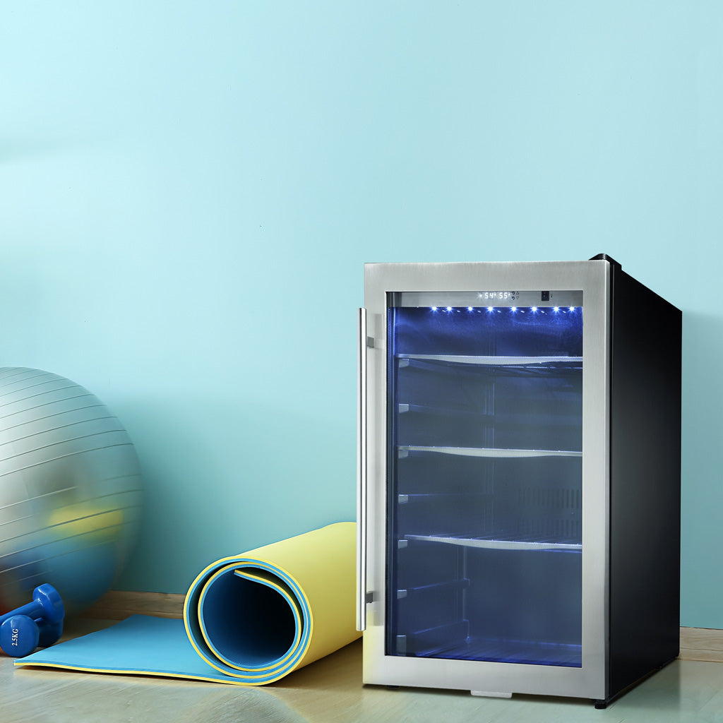 Danby - 4.3 cu.ft. Free-Standing Beverage Center In Stainless Steel - DBC434A1BSSDD