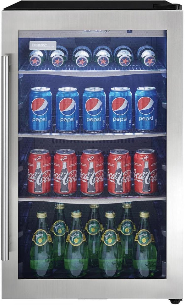 Danby - 4.3 cu.ft. Free-Standing Beverage Center In Stainless Steel - DBC434A1BSSDD