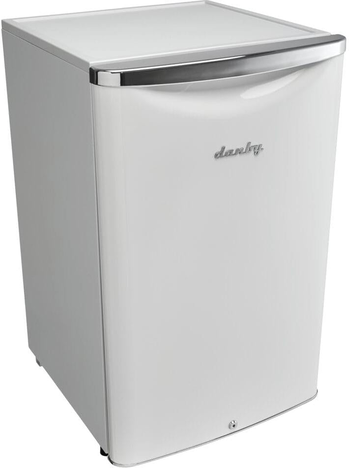 Danby - 4.4 cu. ft. Contemporary Classic Pearl White Compact Fridge - DAR044A6PDB