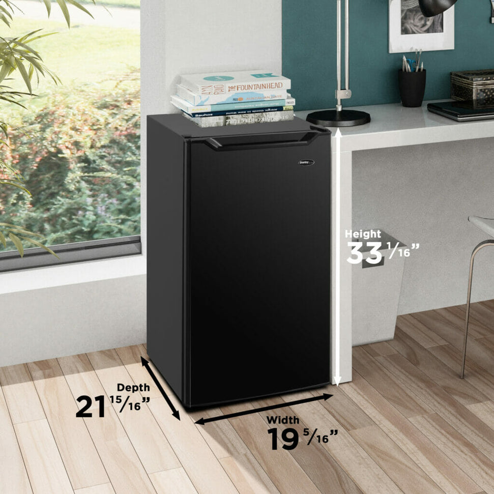 Danby - 4.4 cu.ft. Black Compact Fridge - DCR044B1BM
