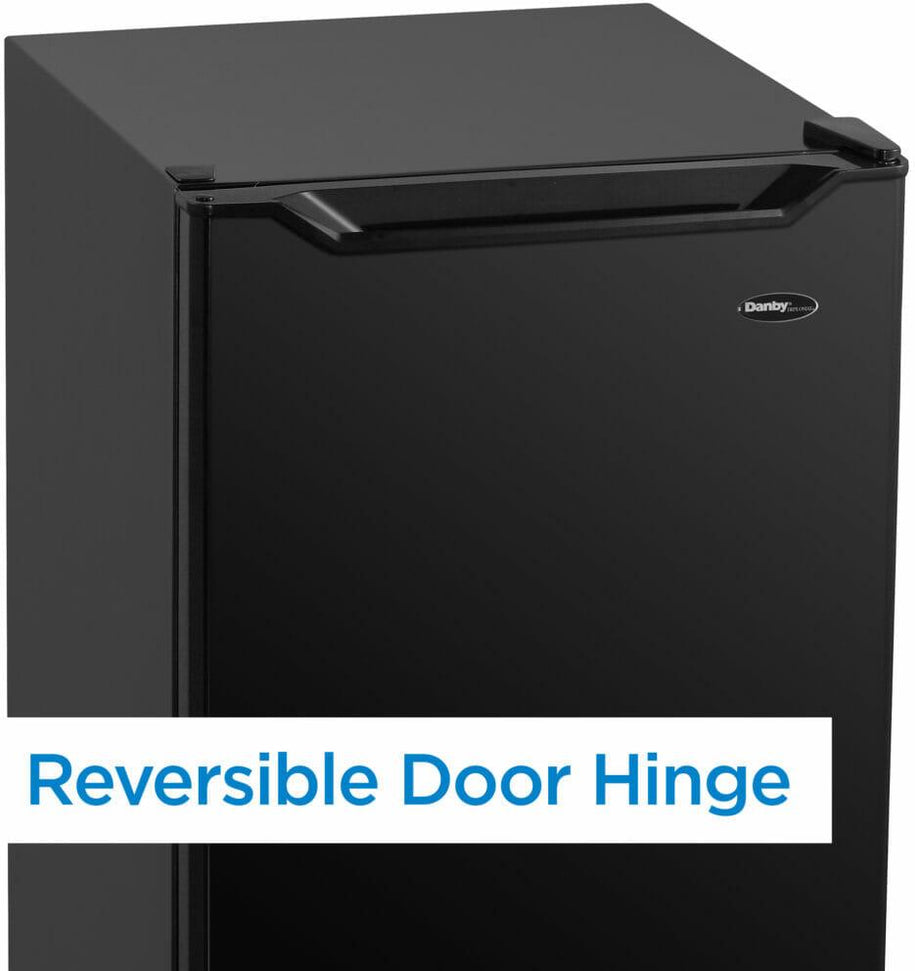 Danby - 4.4 cu.ft. Black Compact Fridge - DCR044B1BM