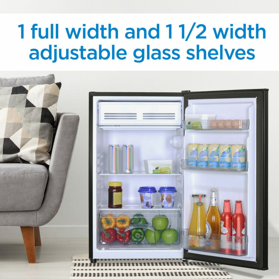 Danby - 4.4 cu.ft. Black Compact Fridge - DCR044B1BM