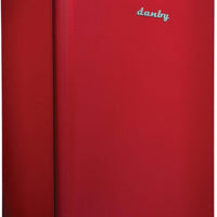Danby - 4.4 cu.ft. Contemporary Classic Metallic Red Compact Fridge - DAR044A6LDB