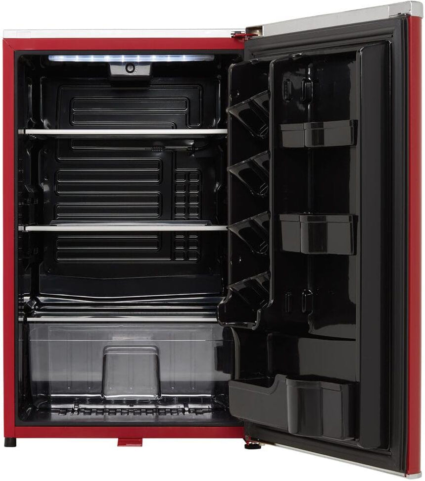 Danby - 4.4 cu.ft. Contemporary Classic Metallic Red Compact Fridge - DAR044A6LDB