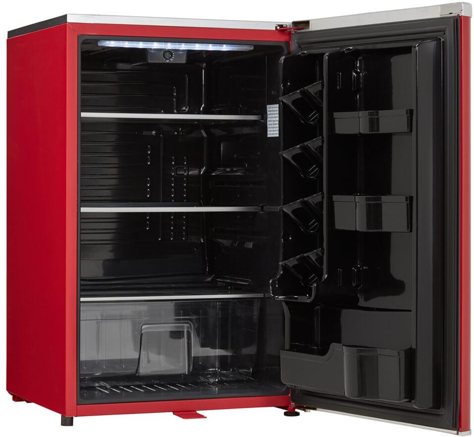 Danby - 4.4 cu.ft. Contemporary Classic Metallic Red Compact Fridge - DAR044A6LDB