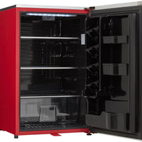 Danby - 4.4 cu.ft. Contemporary Classic Metallic Red Compact Fridge - DAR044A6LDB