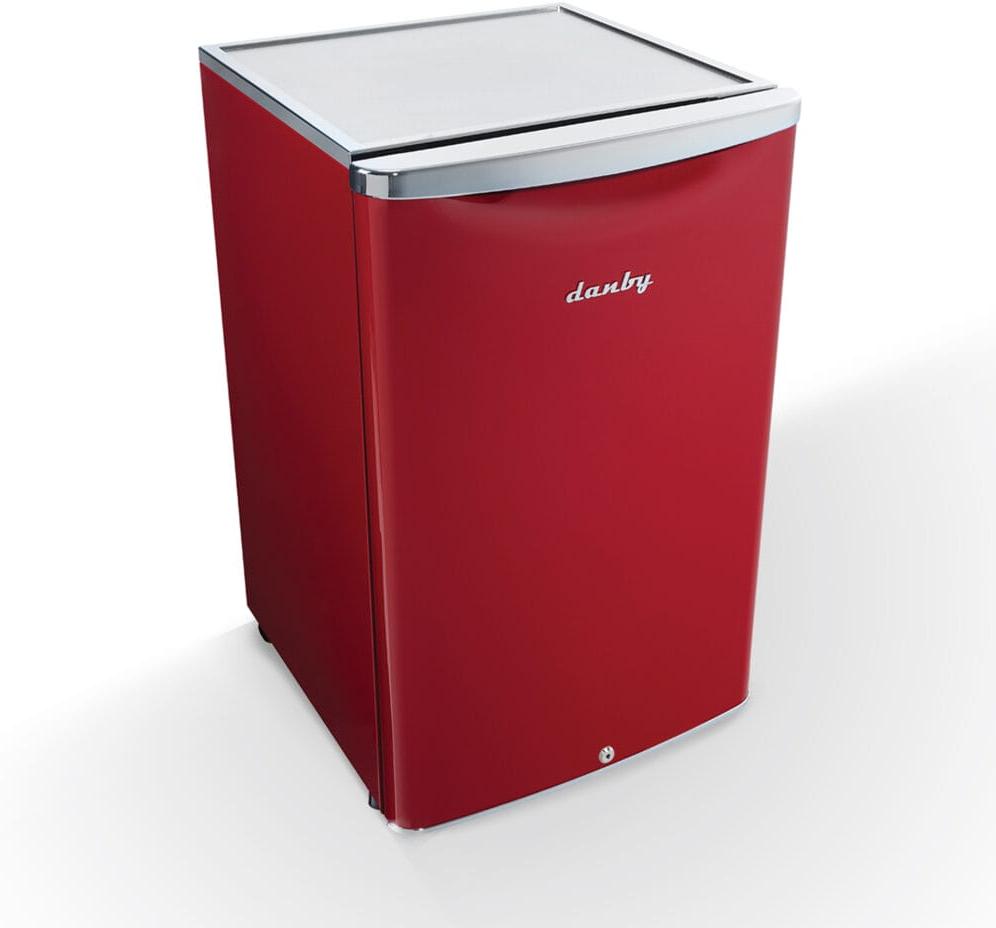 Danby - 4.4 cu.ft. Contemporary Classic Metallic Red Compact Fridge - DAR044A6LDB