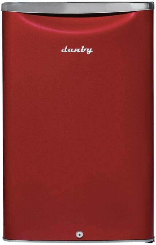 Danby - 4.4 cu.ft. Contemporary Classic Metallic Red Compact Fridge - DAR044A6LDB