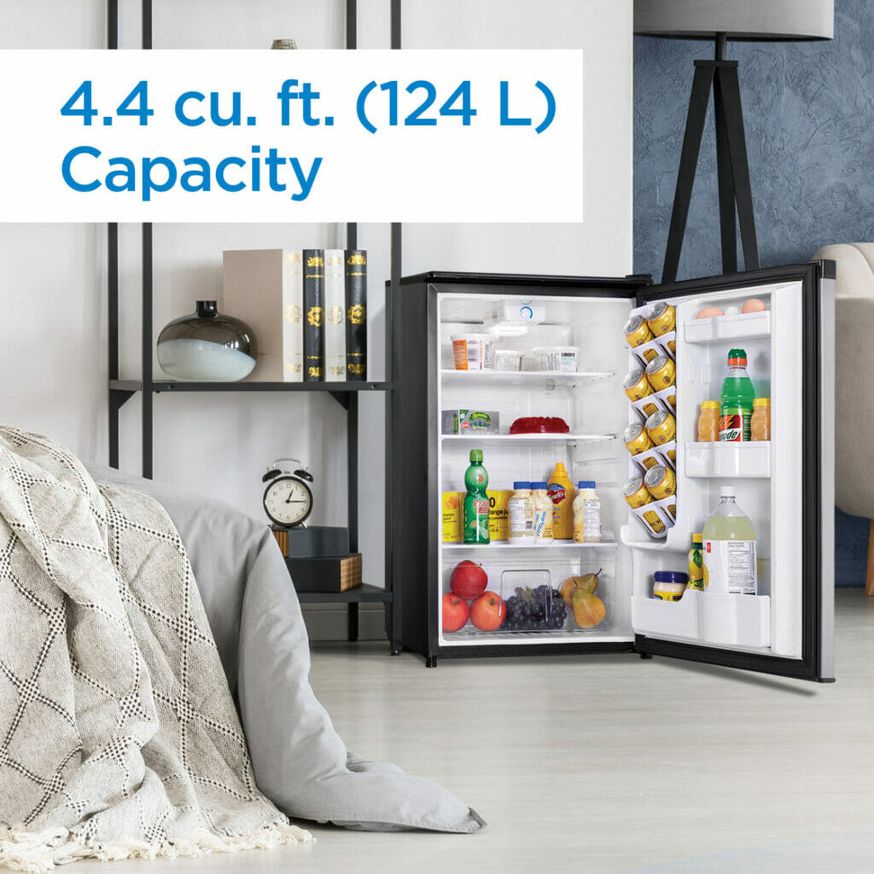 Danby - 4.4 cu.ft. Stainless Steel Compact Fridge - DAR044A4BSLDD