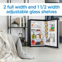 Danby - 4.4 cu.ft. Stainless Steel Compact Fridge - DAR044A4BSLDD