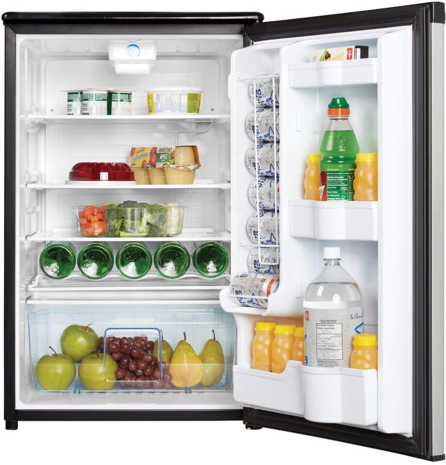 Danby - 4.4 cu.ft. Stainless Steel Compact Fridge - DAR044A4BSSDD