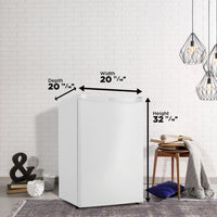 Danby - 4.4 cu.ft. White Compact Fridge - DAR044A4WDD