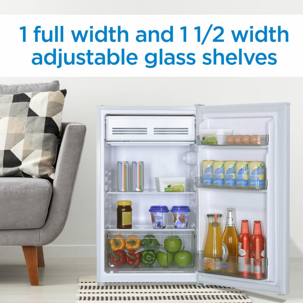 Danby - 4.4 cu.ft. White Compact Fridge - DCR044B1WM