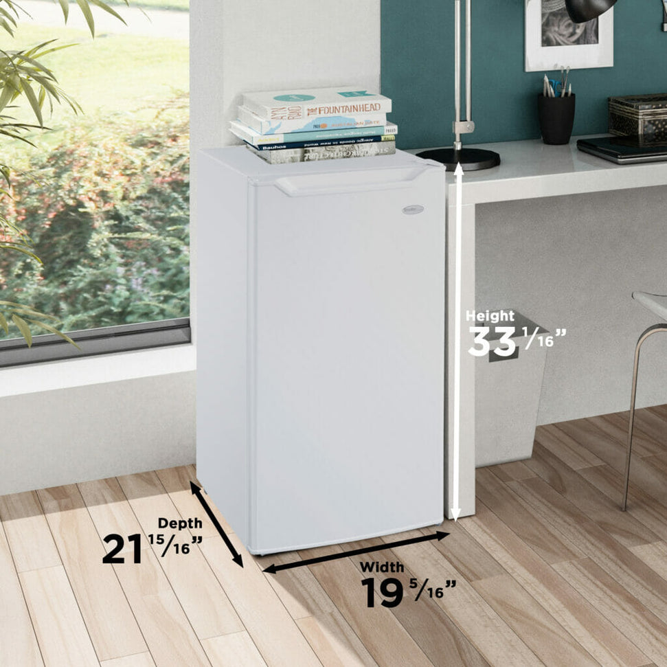 Danby - 4.4 cu.ft. White Compact Fridge - DCR044B1WM
