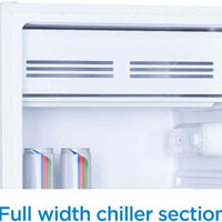 Danby - 4.4 cu.ft. White Compact Fridge - DCR044B1WM