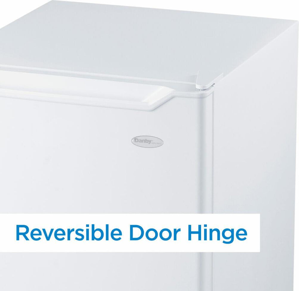Danby - 4.4 cu.ft. White Compact Fridge - DCR044B1WM