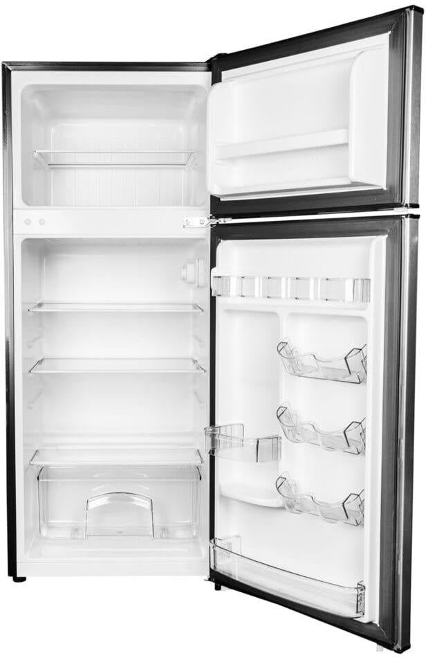 Danby - 4.5 cu.ft. 2 Door Stainless Steel Look Compact Fridge - DCR045B1SLDB